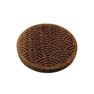 Amazing Design Mango Wood Coaster Wooden Coaster Solid Wood Coaster Acacia Wood Coaster Place Mats At very best Price - Product Image 3