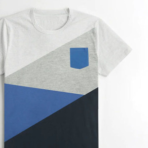 เสื้อยืดคอตตอนลายทางเย็บด้วยเข็มคู่ ผ้าเนื้อแน่น เสื้อผู้ชายขายส่ง ระบายอากาศได้ดี เสื้อยืดแบบซับลิเมชั่น 2026 - Product Image 3