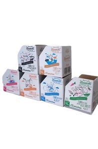 Boîtes à fentes personnalisables en carton ivoire I350, écologiques, en matériaux recyclés, pour l'expédition alimentaire, avec logo personnalisé, pour transport aérien et maritime, vente en gros - Product Image 4