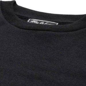 Women Color Blocked Crew Neck Sweatshirt <b>Long</b> Sleeve Knitted Casual <b>Top</b> <b>Black</b> Yellow Navy Autumn Wear - Product Image 6
