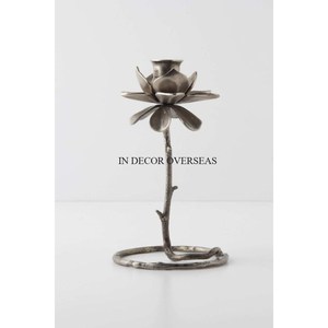 Most Fancy Unique Flower Designer Silver Finish Luxury Lightning Accessories Wedding And Parties Decorative <b>Candle</b> <b>Stick</b> Holders - Product Image 1