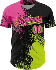 Uniforme de Béisbol Personalizado para Hombre, Bordado y Sublimado, Manga Corta, Jersey de Béisbol para Mujer, Venta Caliente - Product Image 4