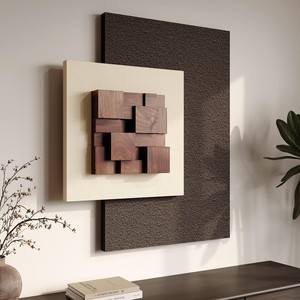 Arte de Pared Geométrico Hexagonal de Madera de Acacia |   Adornos de Pared de Madera Hechos a Mano al por Mayor - Product Image 1