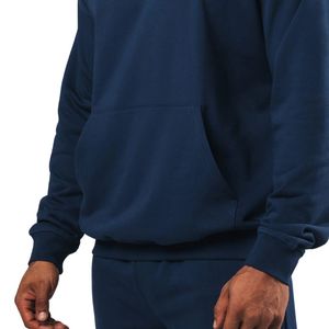 Sweat-shirt à capuche pour homme, bleu marine, en molleton épais, manches longues, décontracté, pour la gym, l'entraînement, le sport, le streetwear - Product Image 3