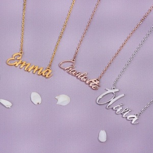 Colgante de Lujo con Inicial Personalizada en Letra Cursiva, Chapado en Oro de 18K, con Moissanita, Estilo Hip Hop, Plata 925 - Product Image 6