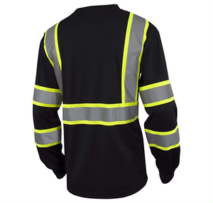 Camisa de Seguridad de Manga Larga con Nuevo Diseño Más Vendida, Venta en Línea, Venta Directa de Fábrica, Precio Económico, Camisa Visible para Hombre - Product Image 2