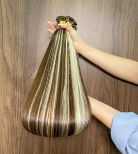 Extensions de cheveux à pointe de kératine couleur piano au prix d'usine en gros 100% cheveux humains vierges Remy belle et de haute qualité - Product Image 5