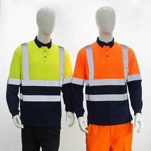 T-shirts de travail réfléchissants haute visibilité pour hommes, t-shirt réfléchissant à séchage rapide, t-shirt de sécurité - Product Image 6