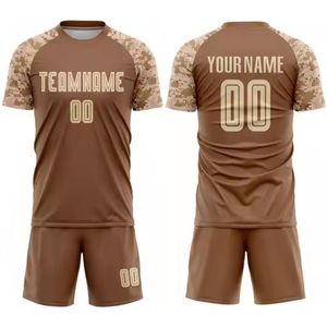 Tenue de football pour hommes tendance, entièrement personnalisable, manches courtes, respirante, séchage rapide, haute qualité, couleurs et designs personnalisés - Product Image 4