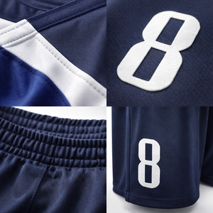 Ensemble d'uniformes de volley-ball personnalisés pour hommes, maillot et short, séchage rapide, respirant, polyester, kit d'équipe, impression par sublimation, OEM, marque privée - Product Image 5