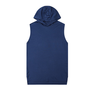 Precio de Fábrica en China y Bangladesh, Logotipo Personalizado OEM, Talla Grande, Transpirable, de Secado Rápido, Sudadera con Capucha Elástica, Informal, Holgada, de Verano para Hombre - Product Image 2
