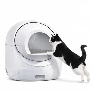 Oferta Especial: Arenero Inteligente Lahvo para Gatos, Moderno y Automático, Fácil de Limpiar, con Control de Olores, Material Plástico - Product Image 1