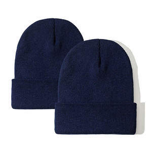 Women's Solid Color Beanies Custom 3D Embroidery Warm Autumn Winter Knitted Cap Girls' Casual <b>Bonnet</b> Blank Winter Hats 2026 - Product Image 6