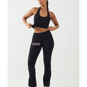 Nuevos Leggings Deportivos de Yoga para Mujer, de Spandex, Cintura Alta, Elásticos, Color Sólido, Pantalones Largos Modestos para Gimnasio - Product Image 3