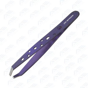 Pinces à cils pour extensions de cils, en acier inoxydable de haute qualité, pour une précision professionnelle. - Product Image 4