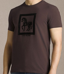 Camiseta de Algodón Estampada para Hombre, Estilo Casual, Cuello Redondo, Manga Corta, Transpirable, Corte Regular, para Uso Diario, OEM ODM - Product Image 3