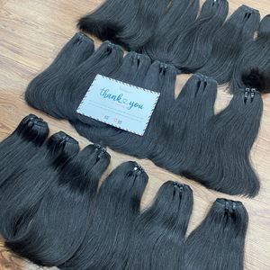 Prix de gros Cheveux humains vietnamiens naturels bruts, trame droite, non traités, extensions double tirage, 10-34 pouces, pointes pleines - Product Image 4