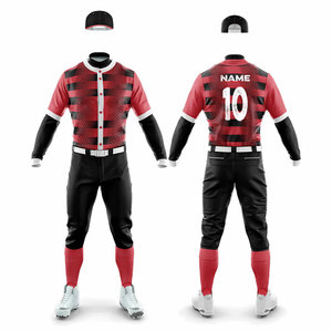 Manufacturer Practice Wear Uniform <b>Baseball</b> Sports Kits Polyester/Spandex High Quality Material Uniform Adults Youth Sizes - Product Image 4