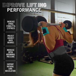 Ceinture de musculation en cuir de vachette de qualité supérieure, couleur et épaisseur personnalisables, respirante, boucle robuste, protection professionnelle pour - Product Image 5