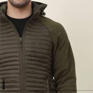 Veste hybride d'hiver haut de gamme pour hommes et femmes, logo imprimé personnalisé, manteau matelassé coupe-vent, veste hybride unisexe de haute qualité pour l'extérieur - Product Image 5