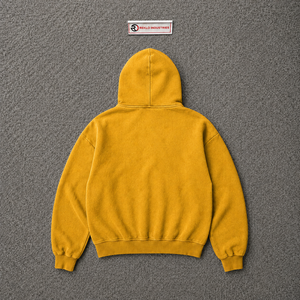 Holy Sun Bird Graphic Gold Zip Up Hoodie <b>Oversized</b> <b>Vintage</b> Streetwear Distressed Print Hooded <b>Sweatshirt</b> Casual Unisex Urban Fit - Product Image 6