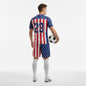 mens soccer jerseys custom sublimation soccer jersey wholesale Polyester Summer Soccer Jersey Adult Team Soccer Jersey - Product Image 4