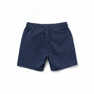 Pantalones Cortos Deportivos COVE con Cordón Ajustable, Color Azul Marino, para Hombre, Casuales, Personalizados OEM ODM, Mezcla de Algodón, Cintura Elástica - Product Image 2