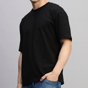 T-shirt en coton imprimé coupe boxy courte et oversize à épaules tombantes, grammage lourd - Product Image 2