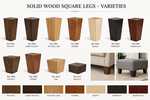 Custom Square Solid Wood <b>Sofa</b> <b>Legs</b> <b>for</b> Outdoor and Apartment Furniture Modern Replacement <b>for</b> Cabinets Couches Workshops - Product Image 4