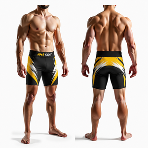 Top Wholesale Custom MMA Fight <b>Shorts</b> for Men Printed Sublimation No Gi BJJ <b>Grappling</b> Training <b>Shorts</b> Durable Quick Dry Sports - Product Image 5