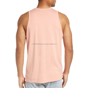 OEM Summer High Quality Men's Cotton Tank Top Fitness Gym Men Tank Top High Quality Reasonable Price - Product Image 3