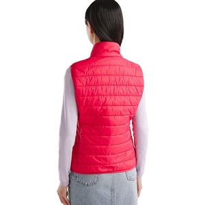 Chaqueta sin mangas de punto acolchada para mujer, personalizada OEM 2026, de moda, con logo personalizado, lisa, de peso pesado, 100% poliéster, ¡la más vendida! - Product Image 4