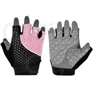 Guantes Deportivos Unisex de Medio Dedo, Antideslizantes, Transpirables, Duraderos, de Cuero/PU, para Levantamiento de Pesas, con Palma Personalizada - Product Image 1