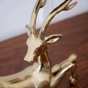 Art Empire Exports Luxury Brass Deer Candle <b>Holder</b> Gold Reindeer Taper Candle Stand for <b>Christmas</b> Home Decoration & Gifting - Product Image 2