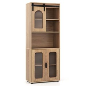 Mobile Moderno Autoportante con Anta Scorrevole e Piedini Regolabili 150 cm per Bagno e Soggiorno, Assemblato - Product Image 1