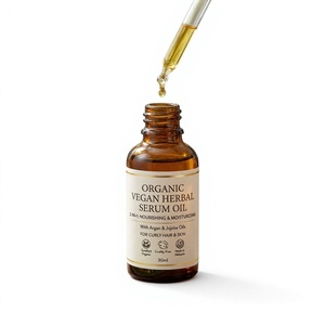 Suero Capilar Vegano Orgánico 2 en 1 Personalizable con Etiqueta Privada, Aceite de Jojoba y Argán, Nutritivo, Hidratante, Suavizante y Brillante - Product Image 1