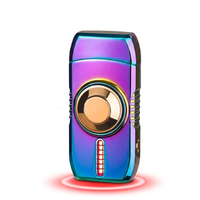 Briquet électronique rechargeable coupe-vent Serigs en alliage de zinc, recharge USB, sans flamme, vente en gros pour cigarettes, OEM ODM