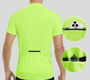 Factory Direct Custom <b>Cycling</b> <b>Jersey</b> Multiple Styles Short <b>Sleeve</b> Optional for Outdoor Leisure Bike Zipper <b>Jersey</b> For Activities - Product Image 2