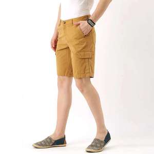 Pantalon cargo pour homme avec logo personnalisé, short de sport en satin à séchage rapide avec taille élastique, style et motif formels - Product Image 4