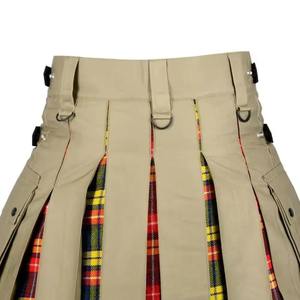 Hybrid Kilt for Men Cotton With Tartan <b>Box</b> Pleated Kilt for Sale Best Selling Original Stylish Kilts Supplier and Manufacturer - Product Image 2