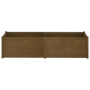 Jardinera de Madera de Pino Sólido Color Miel, 78.7 in X 19.7 in X 19.7 in, Macetas y Jardineras - Product Image 4