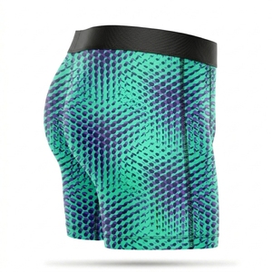 Boxers de compression personnalisés de haute qualité pour hommes, respirants, à séchage rapide, sous-vêtements de sport athlétiques OEM - Product Image 4