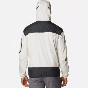 Chaqueta Cortavientos Ligera Personalizada para Hombre, con Media Cremallera, Impermeable, Táctica, con Capucha, para Deportes al Aire Libre - Product Image 3