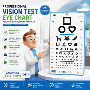 Tabla de visión pediátrica de 20 pies / 6 m, herramienta eléctrica para pruebas de la vista para niños, uso hospitalario, examen de agudeza visual - Product Image 5
