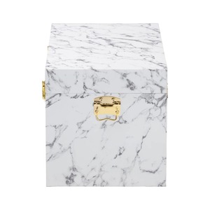 Elegant Marble Texture Storage Trunk Perfect For Bedroom Living Room Organization And Gift Presentation Wholesale From India - Product Image 4