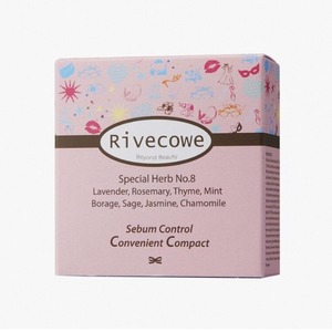 [J International] Rivecowe Touch Up Foundation <b>Compact</b> 8g Matte CC <b>Makeup</b> with Sebum & Oil Control - Product Image 1