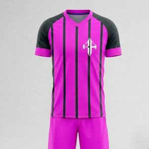 Uniforme de Fútbol Transpirable de Manga Corta Personalizado de Alta Calidad con Logotipo Personalizado para Hombre, Servicio OEM de Verano por RIVIAN ATLANTIC - Product Image 1