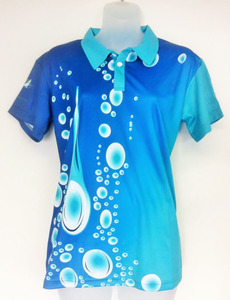 Polo respirant et absorbant la transpiration avec broderie personnalisée, design multicolore, t-shirt de sport vierge pour homme - Product Image 5