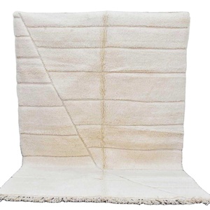 Tapis noués à la main en laine de Nouvelle-Zélande au toucher doux, berbère marocain pour le salon, bon marché, fabriqués à la main en Inde - Product Image 1