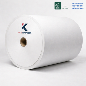 Papier alimentaire biodégradable écologique KR Kupbo pour gobelets jetables et gobelets de distributeurs automatiques avec impression offset et numérique - Product Image 1